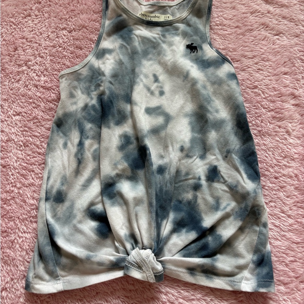 Abercrombie Kids Blue and White Tank Top